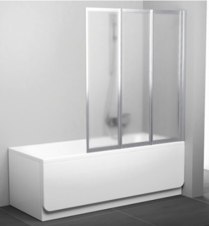 Шторка на ванну Ravak Supernova VS3 130 795V0U00ZG Grape профиль сатин